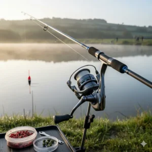 A lightweight match fishing reel designed for fast line recovery when waggler fishing for silver fish.
