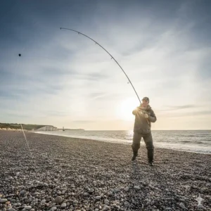 A comparison chart showing the breaking strain and diameter in millimetres for standard monofilament fishing line.