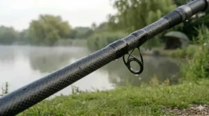 A padded individual rod sleeve used to protect premium carp rods during transit to the lake.