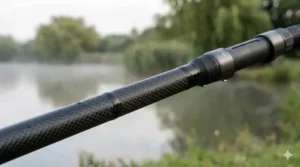 A premium carp rod under full compression demonstrating a smooth parabolic action during a fight.