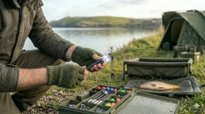 Large weighted swingers used to maintain a tight line and sensitive indication when fishing at distances over one hundred yards.