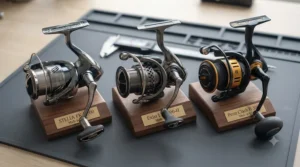 Side-by-side comparison of three top-rated pike fishing reels for different budgets.