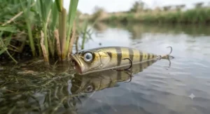 A deep-diving crankbait designed to reach pike holding near the bottom in cold, clear reservoir conditions.