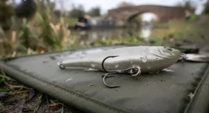 A compact tail spin lure with a flashing willow blade for covering water quickly.