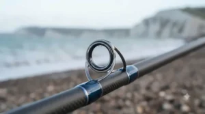 Corrosion-resistant ceramic rod guides suitable for braided mainline on sea fishing rods.