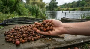 A handful of flavoured protein boilies suitable for targeting river barbel without breaking the bank.