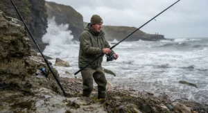Comparison of how rod length impacts physical stamina and arm fatigue during a long beach fishing session.